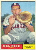 1961 Topps Baseball Cards      448     Del Rice